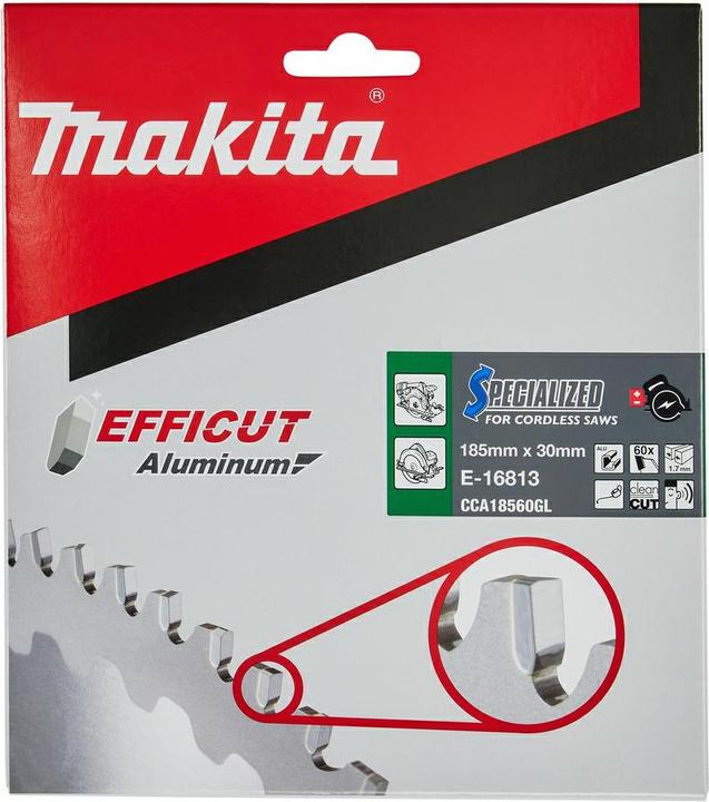 Productafbeelding Makita E-16813 EFFICUT zaagblad 185x30x60
