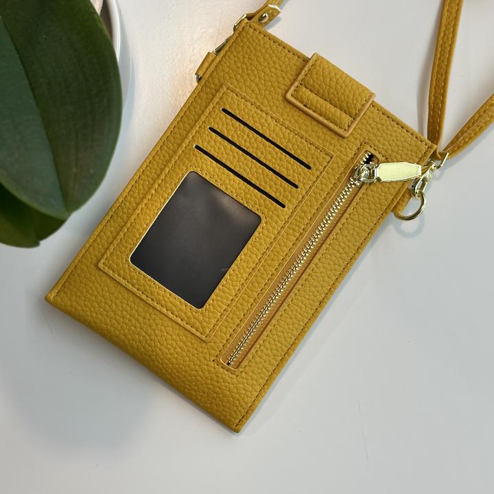 Produktbild PhoneLook Elegantes umhänge Etui universel für Smartphone bis 6.7 Zoll aus mit Brieftasche (Apple iPhone 4)