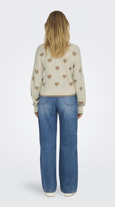 Immagine prodotto JdY Knit Fit Scollo rotondo Polsini a coste Pullover Maglione lavorato a maglia (XL)