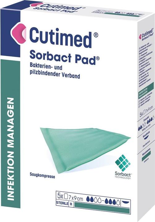 Produktbild BSN Cutimed Sorbact Contact 7x9cm 5 Stk