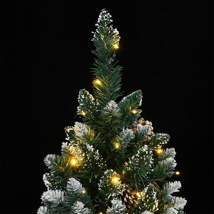 Actual product image vidaXL Künstlicher Weihnachtsbaum Tannenbaum Christbaum Kunstbaum 300 LEDs 240cm (240 cm)