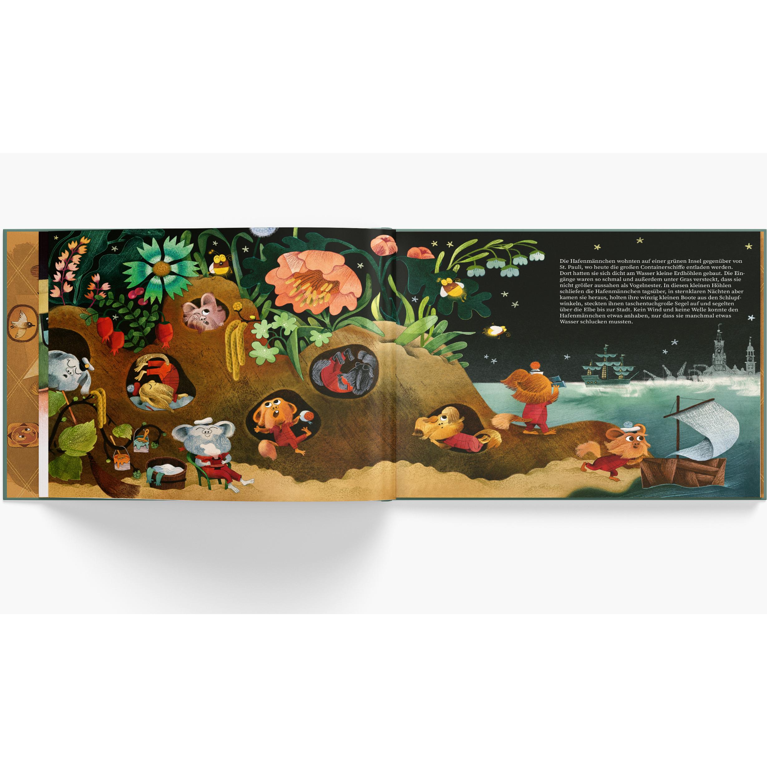 Thumbnail - Die Hafenmännchen von Hamburg, Kinderbücher von Heinrich Spiero