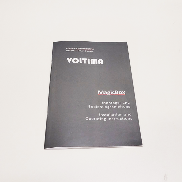 Produktbild Voltima MagicBox 5 Powerstation 500W 512Wh Reine Sinuswelle 230V Lithiumbatterie 20Ah 25,6V (512 Wh, 8.50 kg)