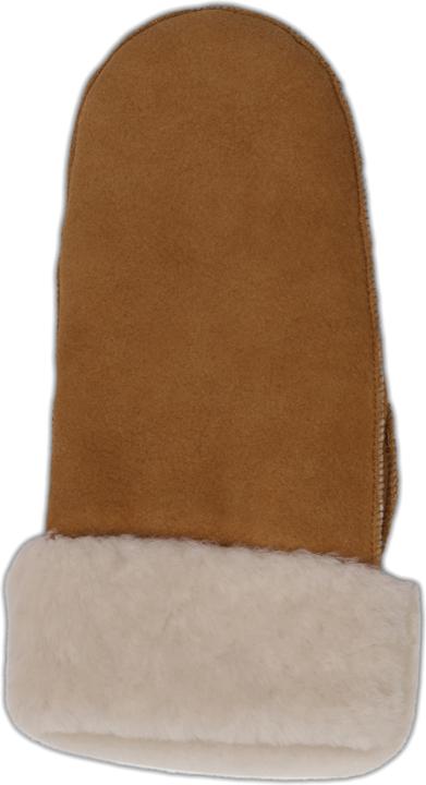 Image du produit Cash-Mere Lederfäustlinge mit Lammfell und Manchette (M)