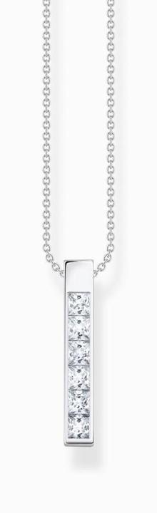 Immagine prodotto Thomas Sabo Collana Pietre Bianche Argento (Argento 925, 40 - 45 cm)