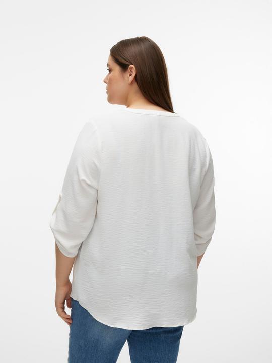 Produktbild Vero Moda Normal geschnitten V-Ausschnitt Curve Umgeschlagene Ärmelbündchen Top Top (46)