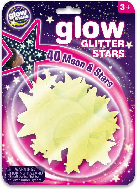 Brainstorm Glitter Sterne Glow in the Dark