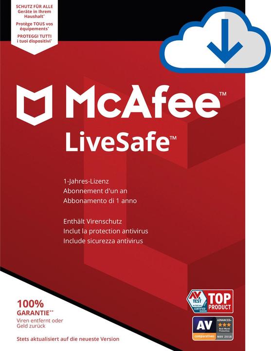 McAfee LiveSafe (1 User, 12 Monate)