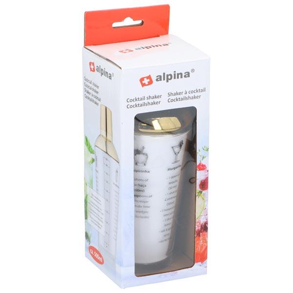 alpina, Accessori da bar, Shaker da cocktail 480ml (Shaker da cocktail)