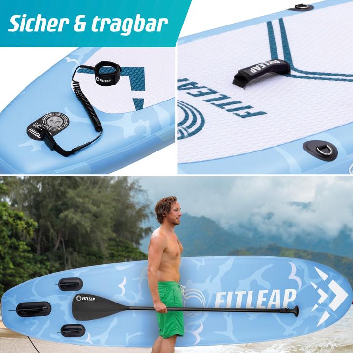 Immagine prodotto Fitleap Premium Stand Up Paddle Board aufblasbar - SUP Board Set (10'5")