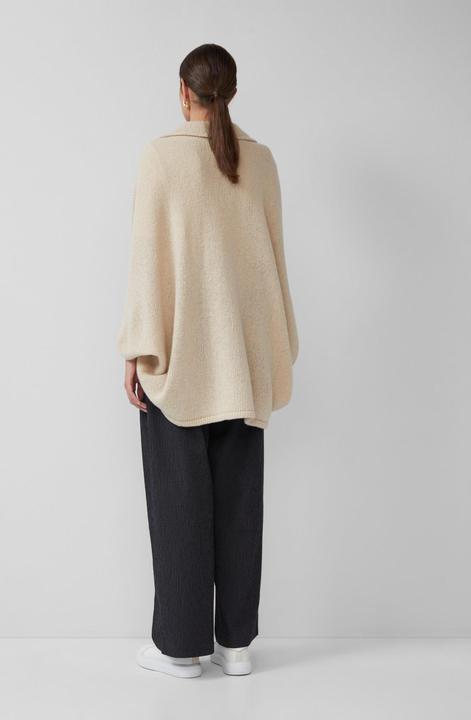 Produktbild s.Oliver Strickjacke Offene Grobstrickjacke mit Schalkragen (L)