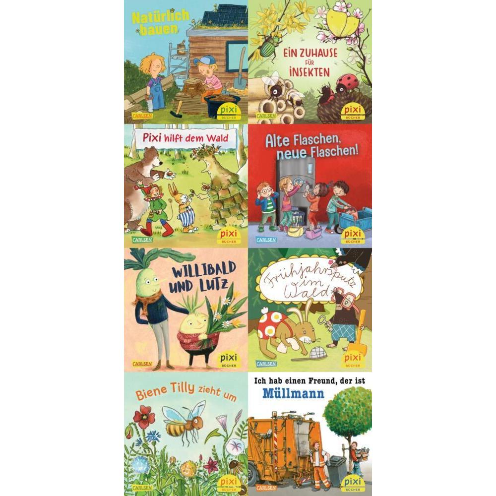 Thumbnail - Carlsen, Babybücher, Diverse:Pixi-8er-Set 299: Pixi setzt si (Deutsch)