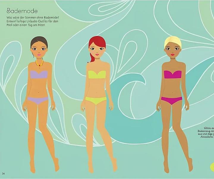 Produktbild Mein Mode-Stickerbuch: Sommerkollektion