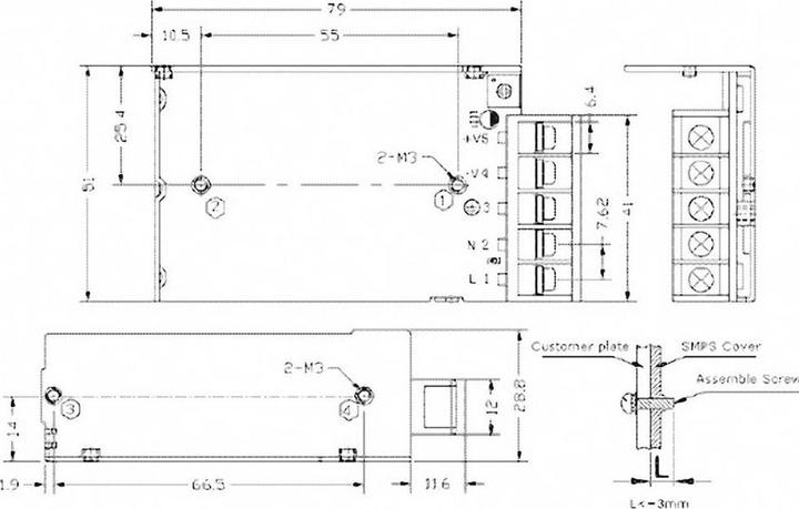 Produktbild TracoPower Netzteil Schaltmodus 3,3 V 4 A 13,2 W