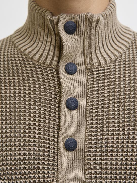 Image du produit Jack & Jones Einfarbig Strickpullover Strickpullover (XS)