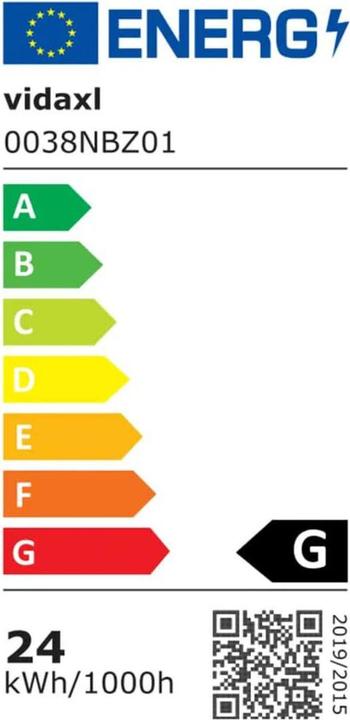 Energy Label vidaXL Studiobeleuchtung (Studio light)