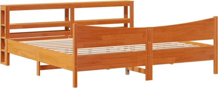 Actual product image vidaXL Bed with pine headboard (140 x 200)