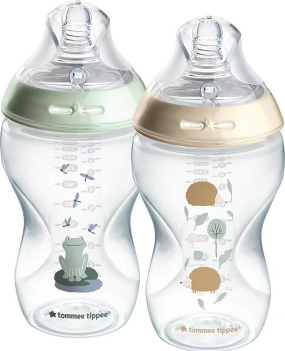Tommee Tippee Versierde fles 2 x 340 ml - Meisje (2x)