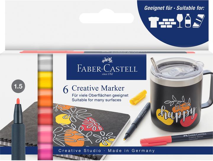Actual product image Faber-Castell Marker Creative Studio (6x)