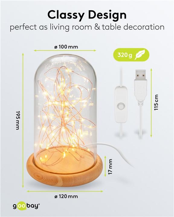 Produktbild Goobay Glasglocke