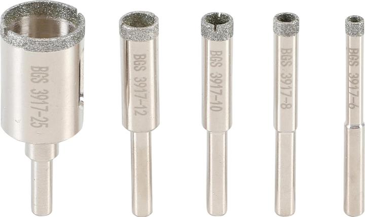 BGS Diamond drill bits (6, 8, 10, 12, 25 mm)