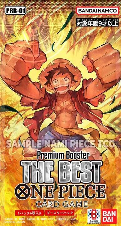 Produktbild One Piece The Best Premium Booster Pack PRB-01 - Card Game - JP (Japanisch, Booster Pack)