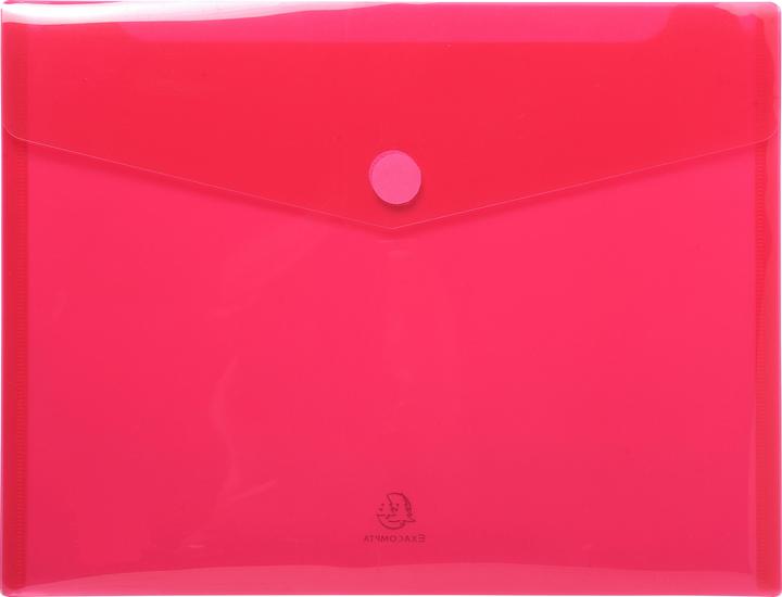 Image du produit Exacompta Sachet de 5 pochettes-enveloppes polypropylène - A4 - Couleurs assorties (A4, 5x)