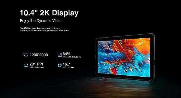 Produktbild Doogee R10 -tabletti, 128/8 Gt, hopea (4G, 10.40", 128 GB, Silber)