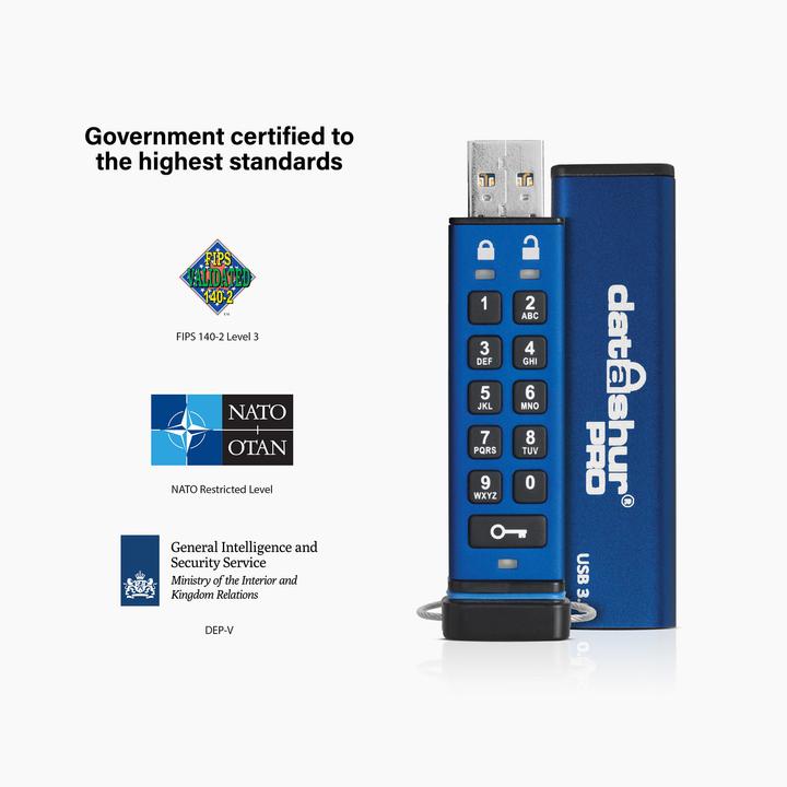 Productafbeelding iStorage Datashur Pro (64 GB, USB 3.0, USB-A)
