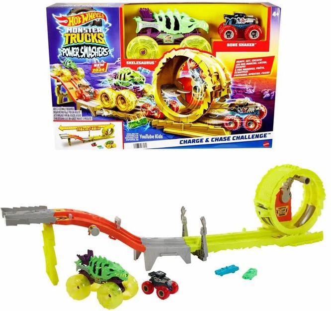 Produktbild Hot Wheels Monster Trucks Power Verfolgungsjagd