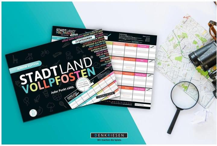 Image du produit Denkriesen Ville Pays Poteaux - Bloc A4 Junior Edition (f) (Allemand, 2 - 4 Joueur)