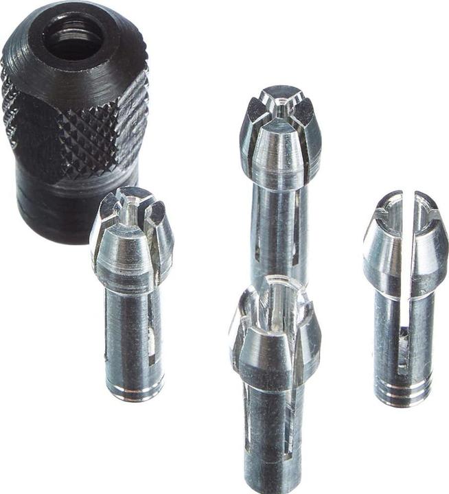 Produktbild Dremel Spannzangen-Set (Spannmutter, Spannzangen 0,8 / 1,6 / 2,4 / 3,2 mm) (5 Stück)