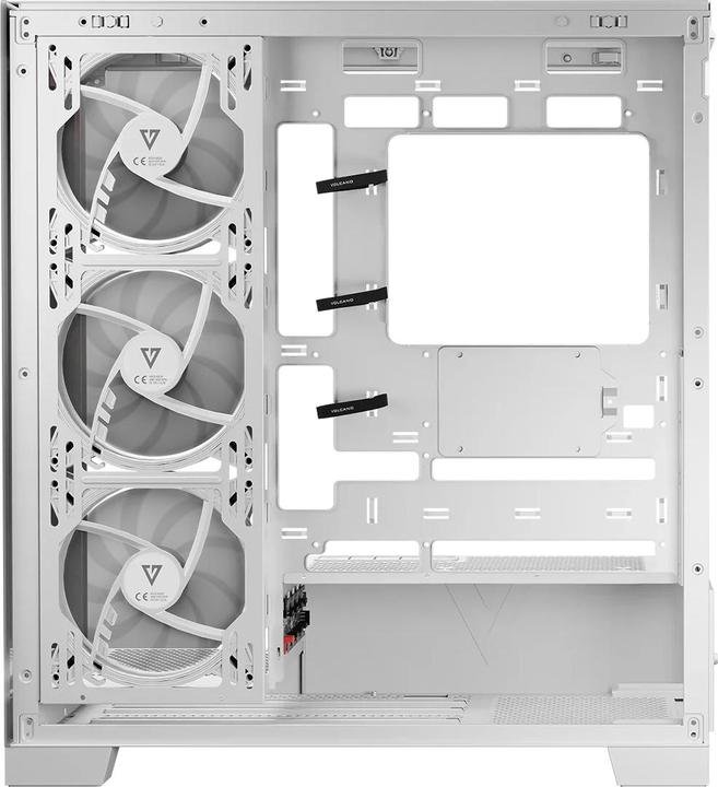 Image du produit Modecom Boîtier ordinateur Volcano SPACE APEX ARGB MIDI USB 3.0 X 2 CYPE-C blanc (ATX, mATX, Mini-ITX)