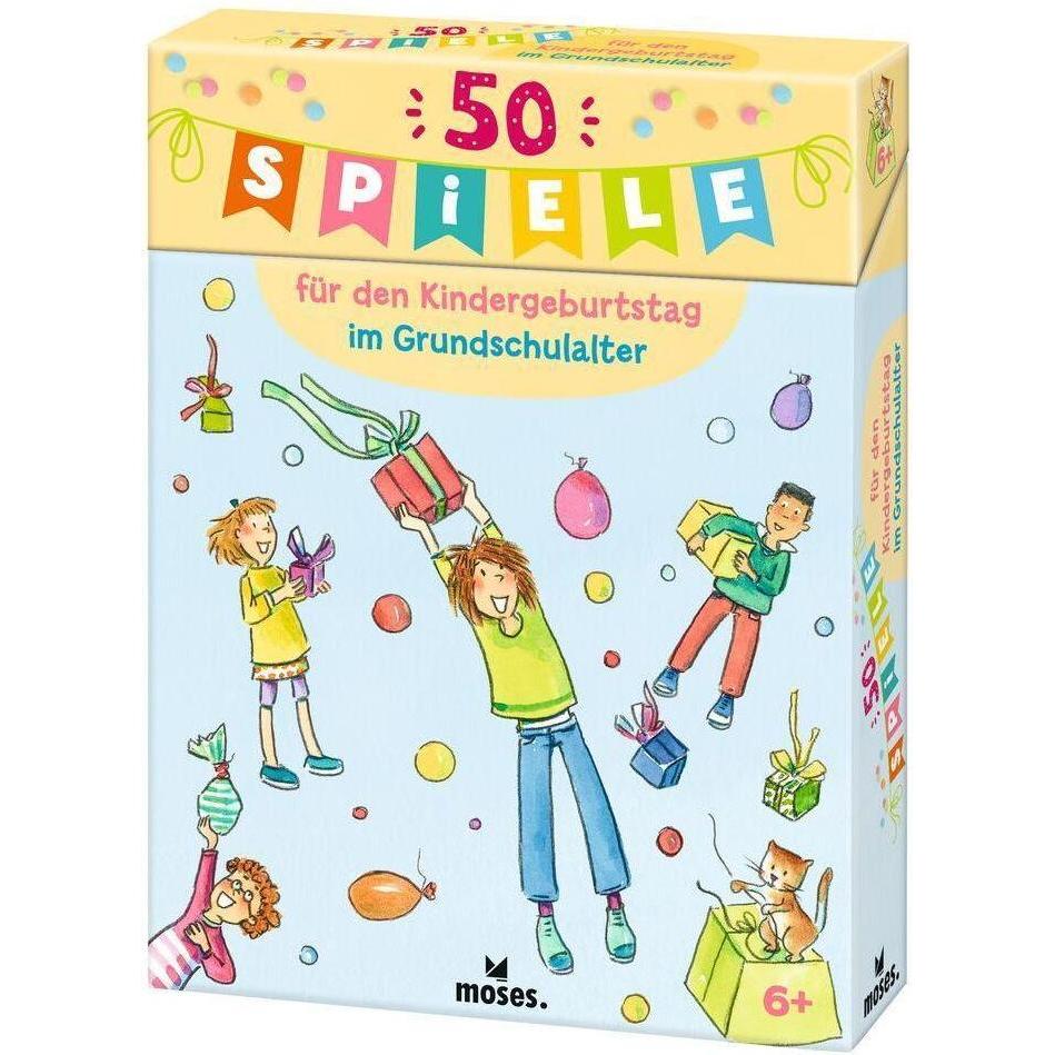 Moses 50 Spiele für den Kindergeburtstag im Grundschulalter (Deutsch)