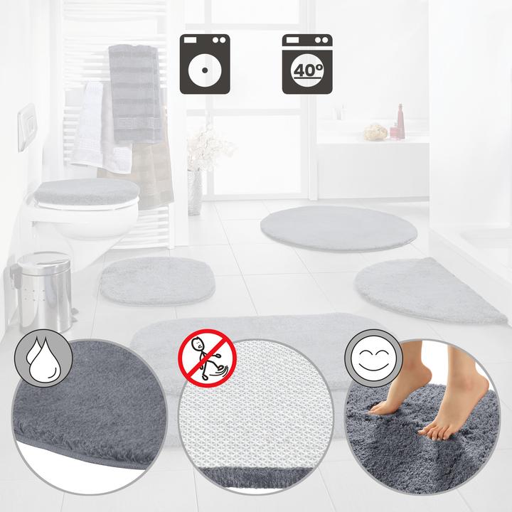 Produktbild Erwin Müller Duschvorlage halbrund (80 x 50 cm)