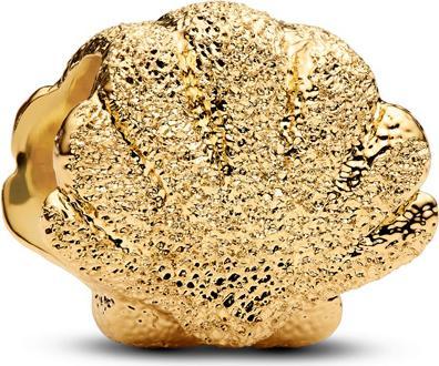 Pandora Strukturierter Muschel-Mini-Charm (Metall vergoldet)