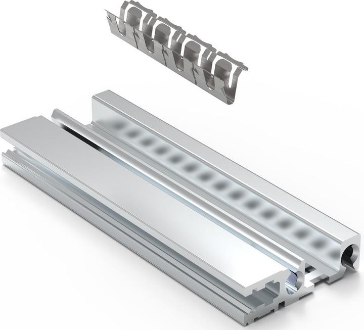 Produktbild Schroff EMV-Dichtung (Stahl, rostfrei) zwischen Abdeckblech und Modulschiene - K