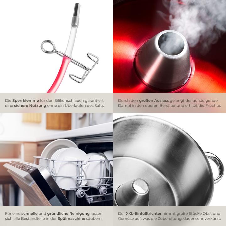 Produktbild tectake Dampfentsafter