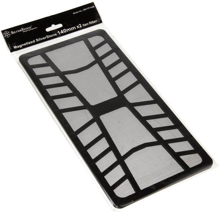Actual product image Silverstone Fan Filter Magnetic SST-FF142B 2x140mm