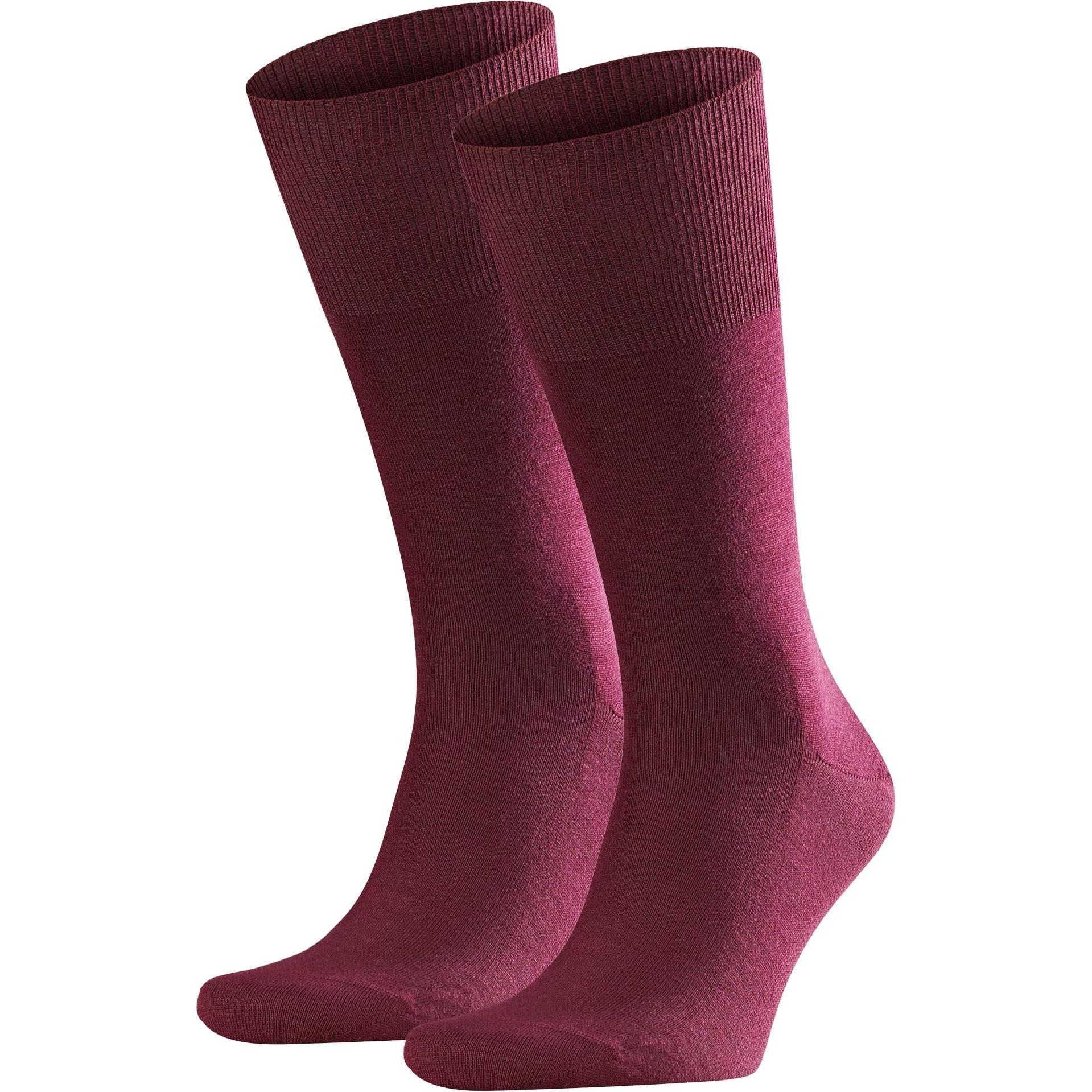 Falke, Herren, Socken, Airport SO, Rot, (2er Pack, 45 - 46)