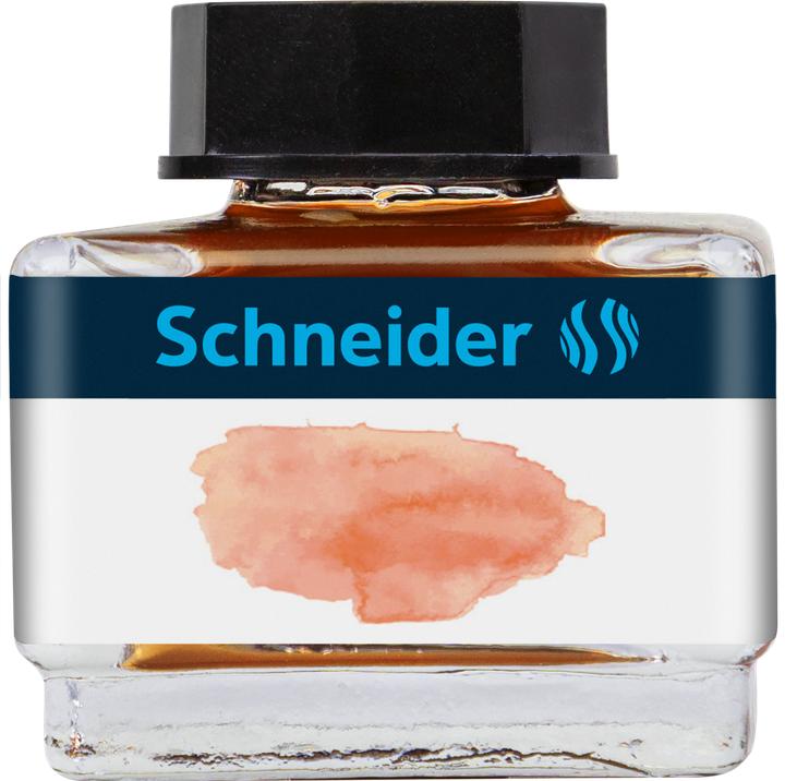 Actual product image Schneider Ink glass 15ml pastel apricot (Orange, 1 pcs.)