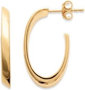 Image du produit Lara DEMI-CREOLES Plaqué or - OVAL