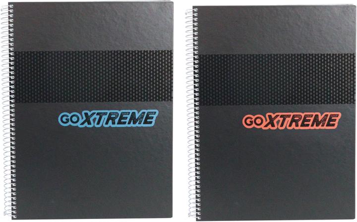 Actual product image Ancor Hardcover Spiral Notebook A4 80sh/90g Sq5 EVAW goXTREME (A4, Checked, Hardcover)