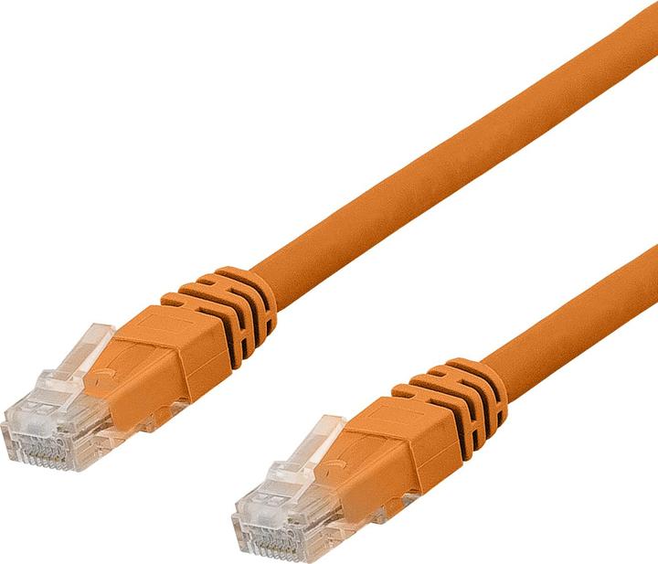 Deltaco câble patch - 5 m - orange (UTP, CAT6a, 5 m)