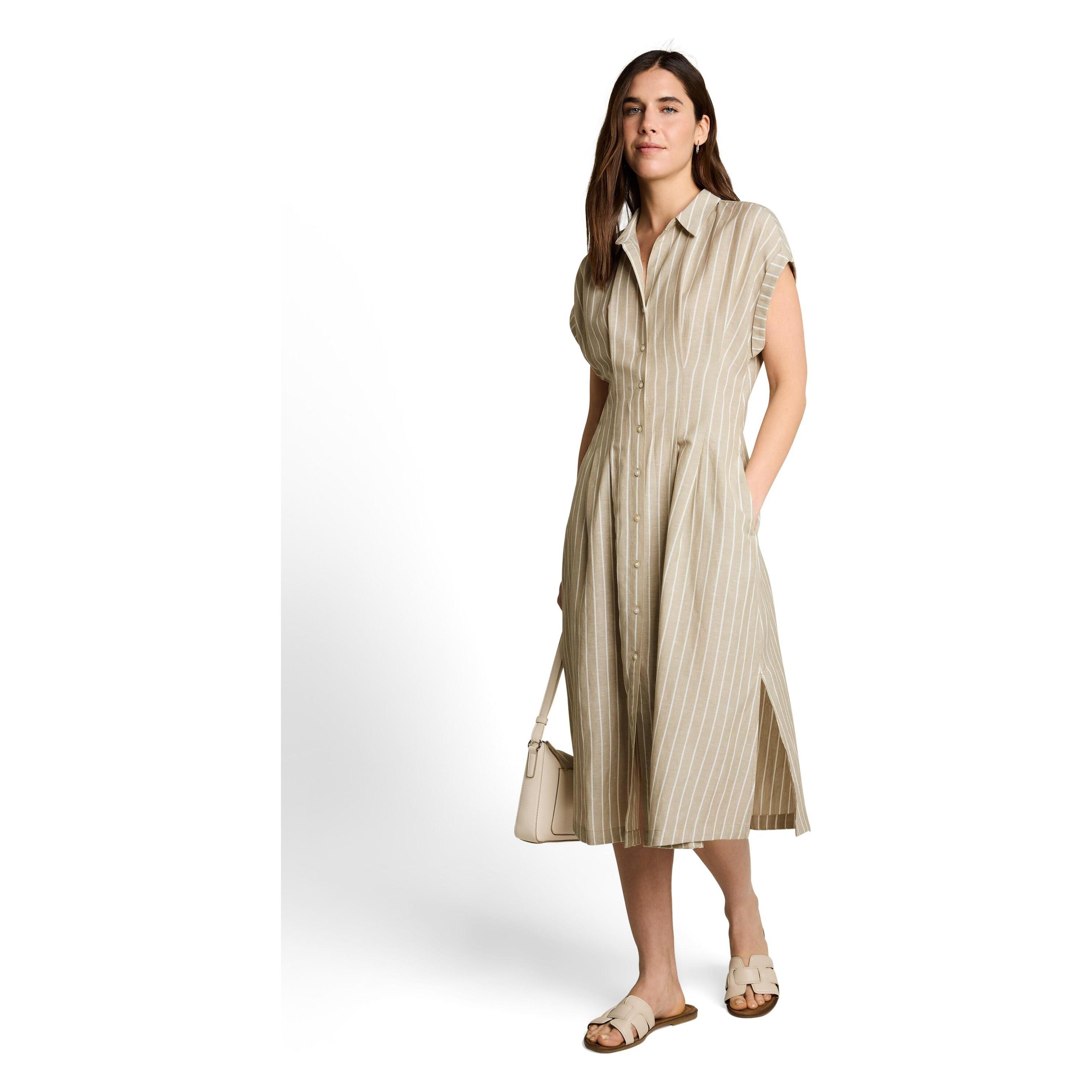 Tom Tailor, Damen, Kleider, Midikleid, Grün, (38)