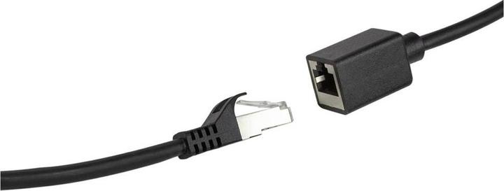 Actual product image LogiLink Patch cable extension Premium, Cat.6A, S/FTP, black, 5 m (S/FTP, CAT6a, 5 m)