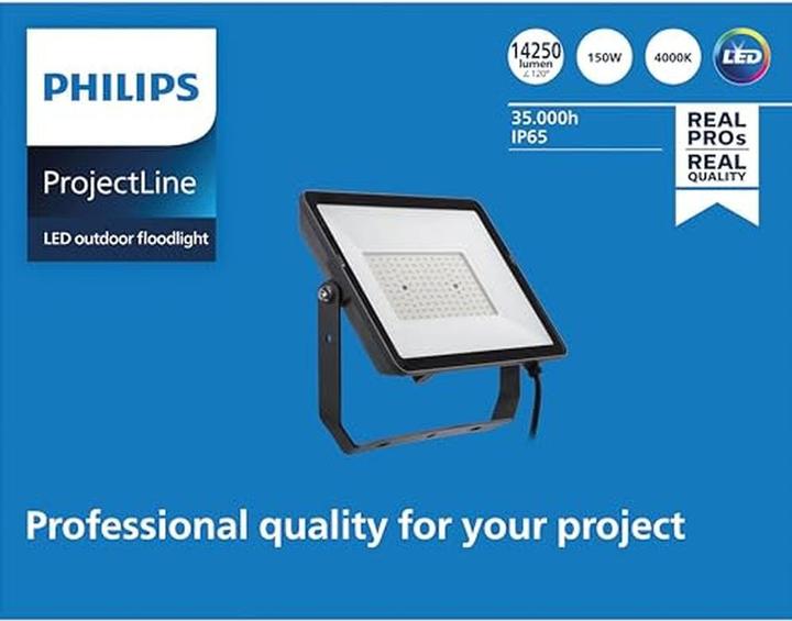 Immagine prodotto Philips ProjectLine 8719514954571 Proiettore LED 150 W Bianco Naturale (14250 lm, IP65)