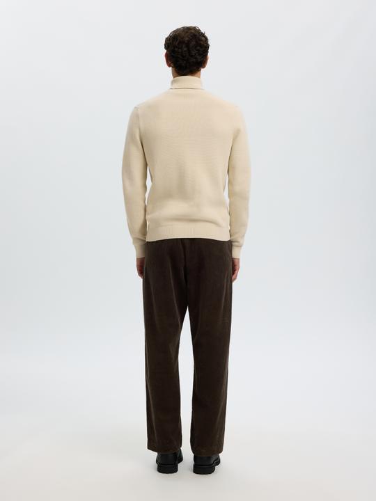 Actual product image Selected Slhdane Ls Knit Structure Roll Neck Noos (XL)