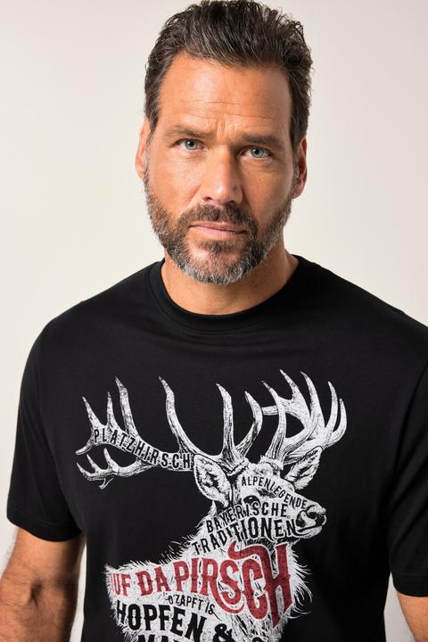 Produktbild JP1880 T-Shirt, Trachten, Halbarm, Brustprint (XL)