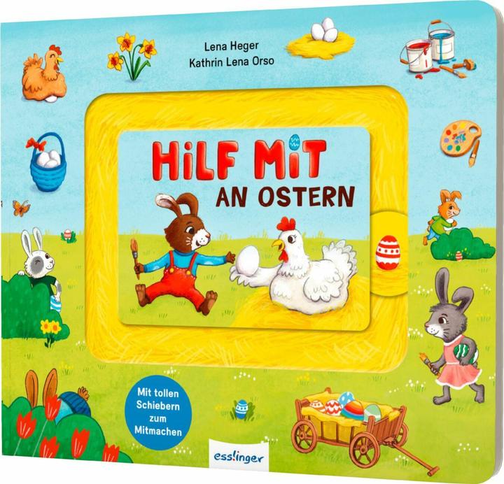 Actual product image Meine Schiebebahn-Pappe: Hilf mit an Ostern (German)